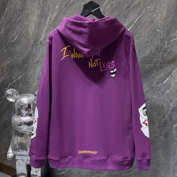 Chrome Hearts Marty Boy Purple Hoodie - Picture 1 of 8